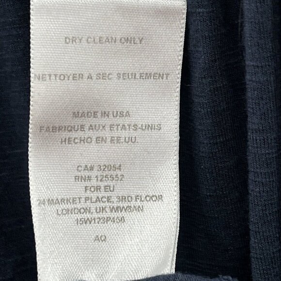 Anthropologie Dolan Sabado Dress Size Small Navy Blue Ivory Aztec Print - Picture 8 of 8